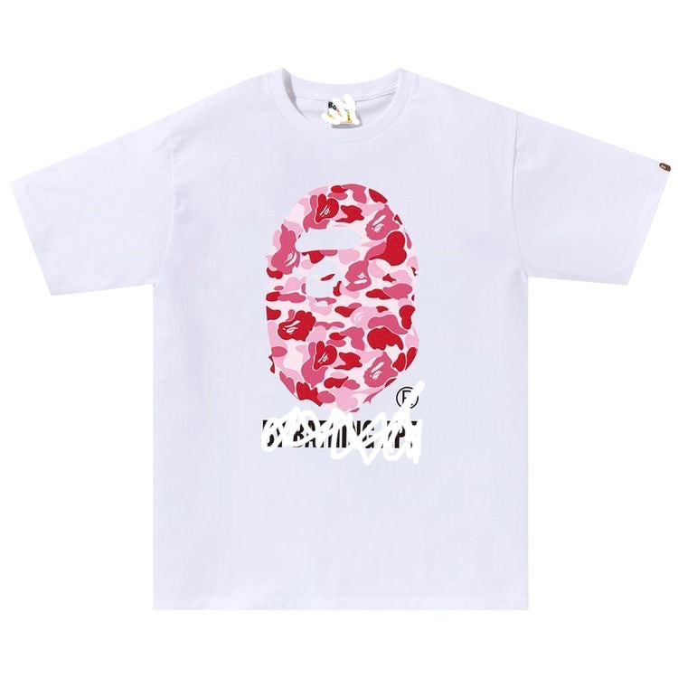 Pink casual “ape” T-shirt