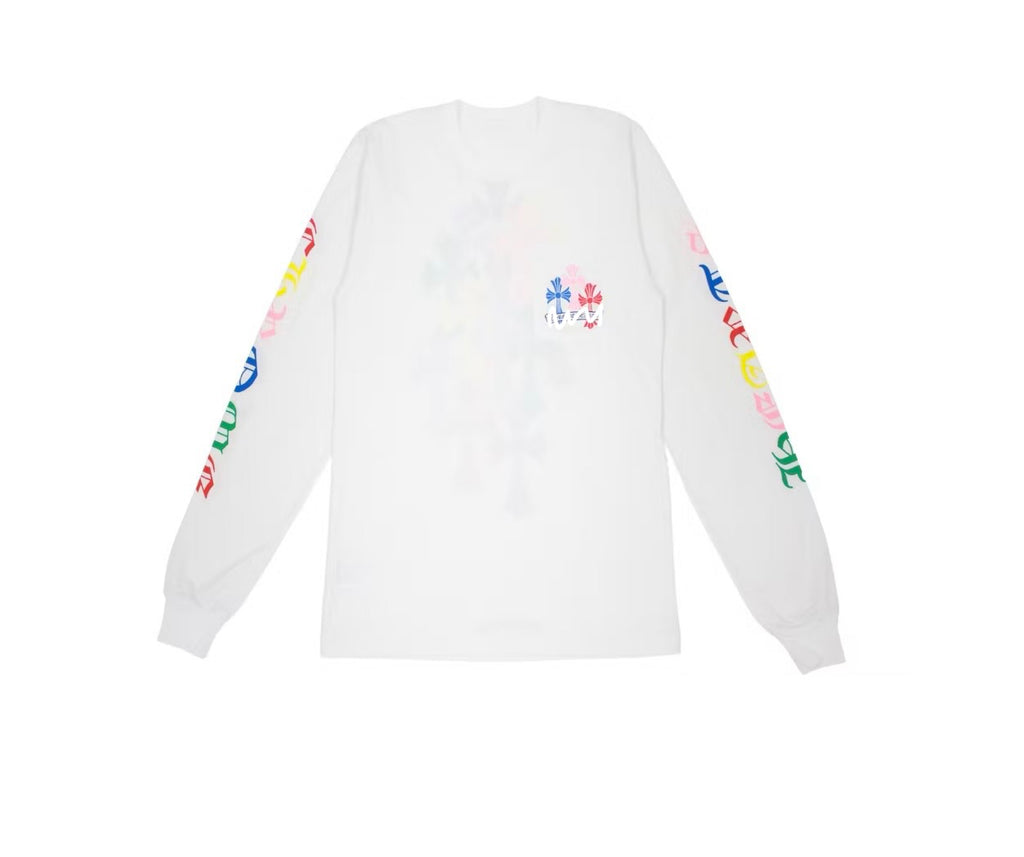 Casual “White multicolor” long sleeve