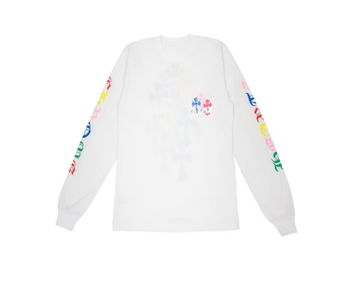 Casual “White multicolor” long sleeve