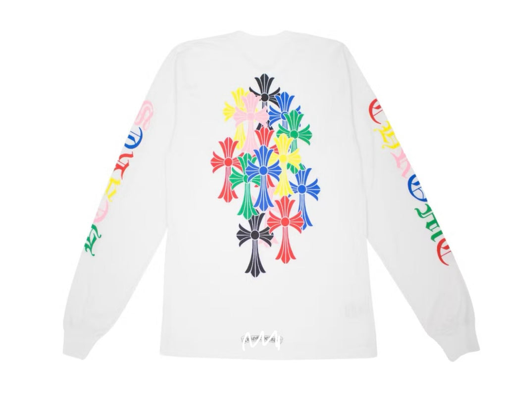 Casual “White multicolor” long sleeve
