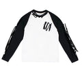 Black and white “Cross” long sleeve